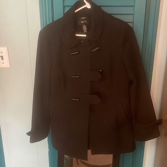 Black Pea Coat - Picture 1 of 1